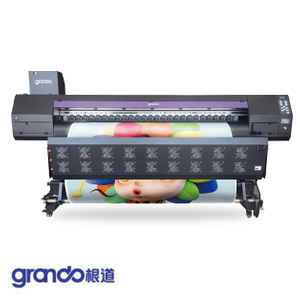 2m Eco Solvent Printer With four Epson I3200 Print Heads