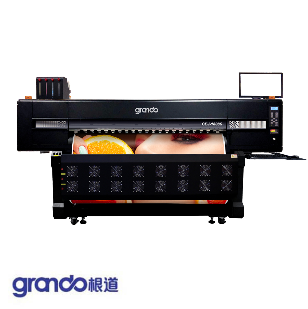  1.8m Eco Solvent Printer With Eight I3200 Print Heads
